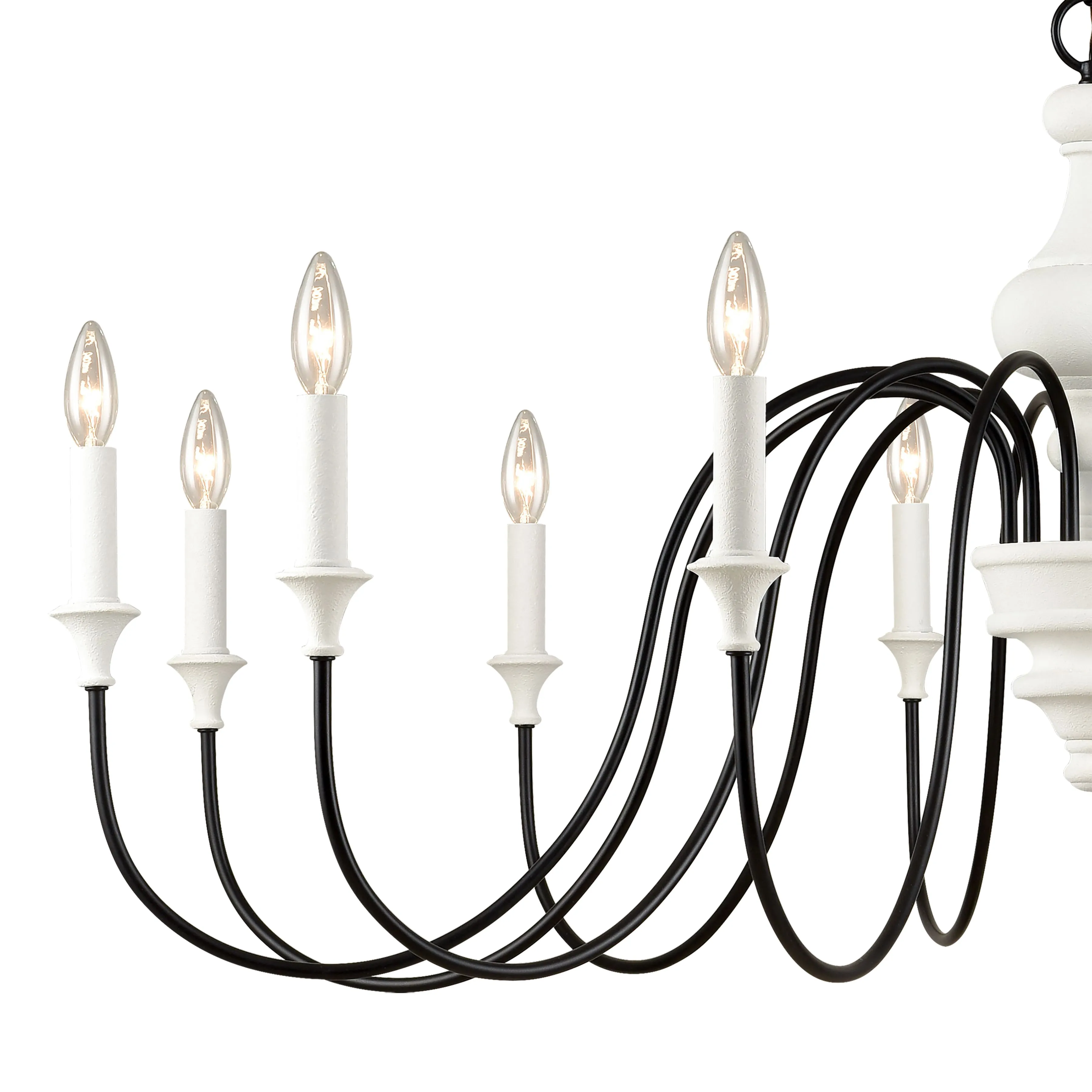 Val De Loire 12 Light white Chandelier