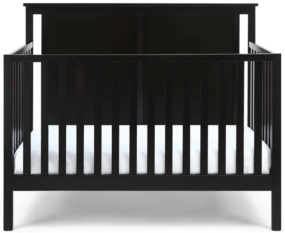 Suite Bebe Connelly 4-in-1 Convertible Crib Black/Vintage Walnut