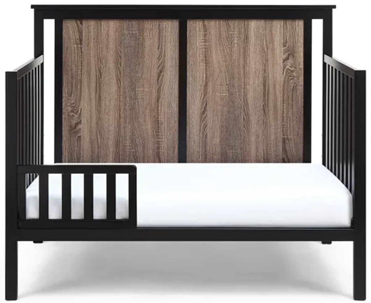 Suite Bebe Connelly 4-in-1 Convertible Crib Black/Vintage Walnut