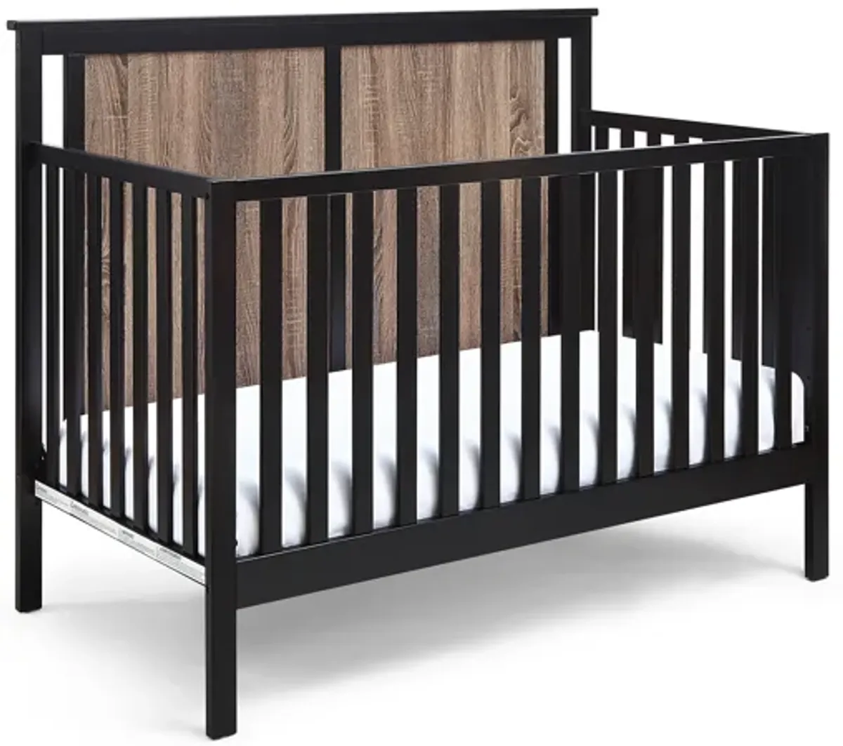 Suite Bebe Connelly 4-in-1 Convertible Crib Black/Vintage Walnut