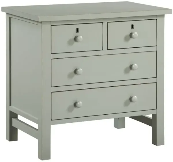 Comfort Pointe Greenwich 4-drawer Storage Nightstand - Antique Gray