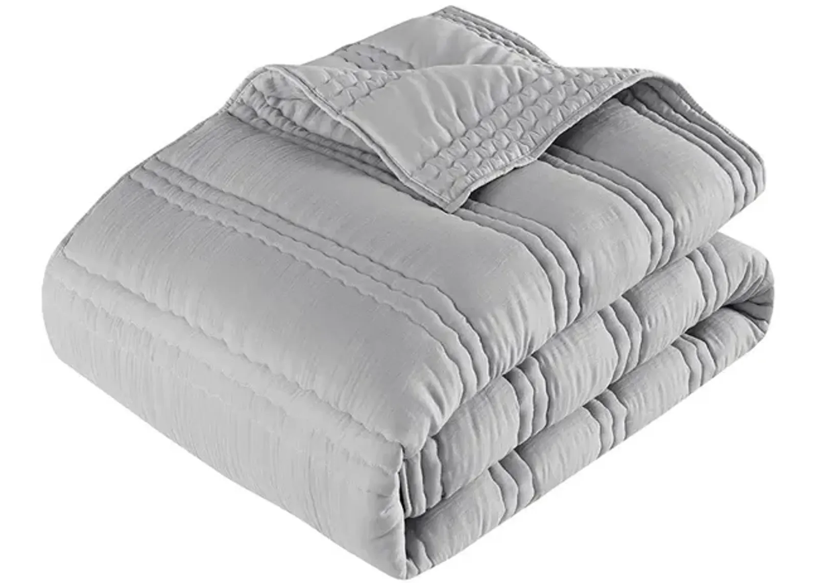 Gracie Mills Estrella Poly Gauze Quilt Set