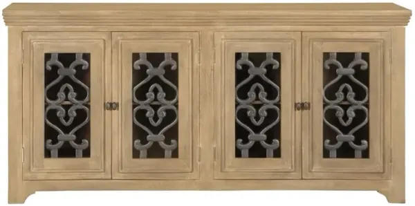 Alex Hamilton Hearst Sideboard 4-Door in Distressed Natural
