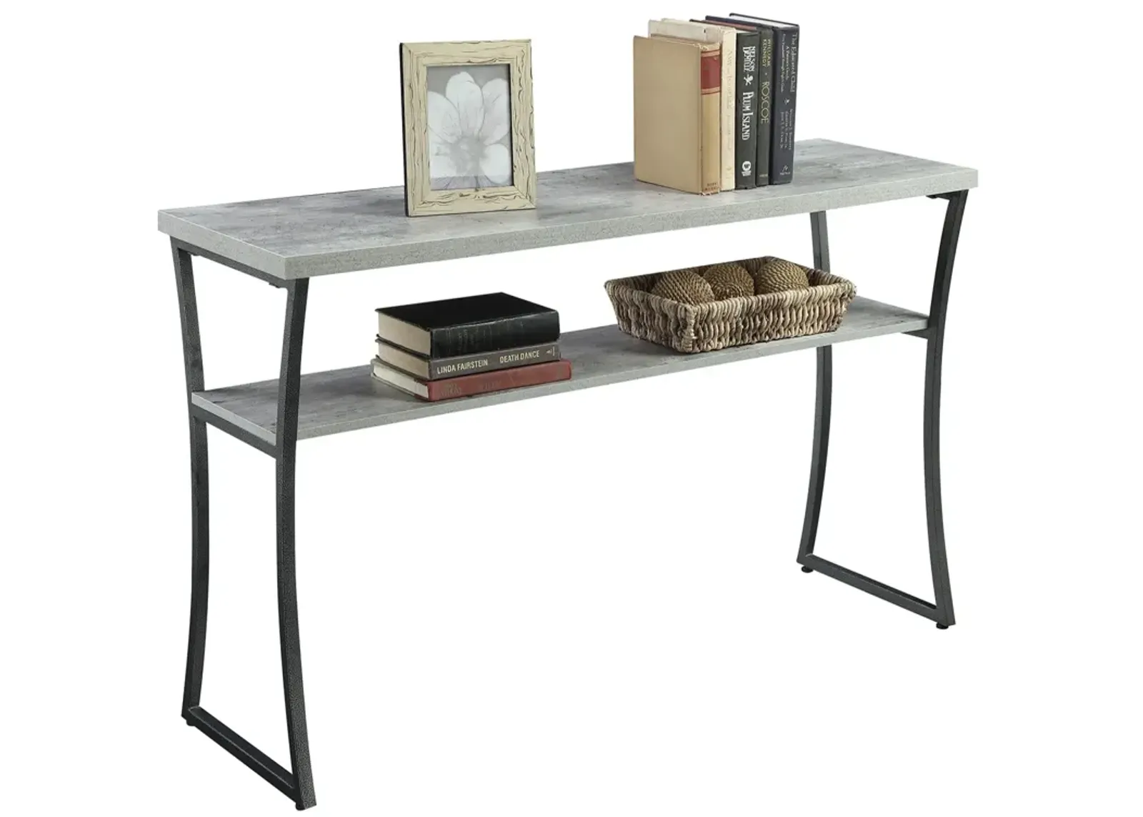 X-Calibur Console Table with Shelf