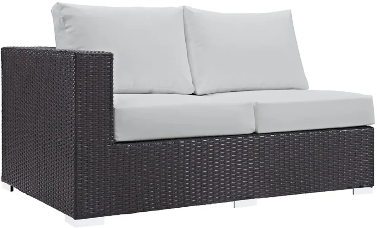 Modway - Convene Outdoor Patio Left Arm Loveseat