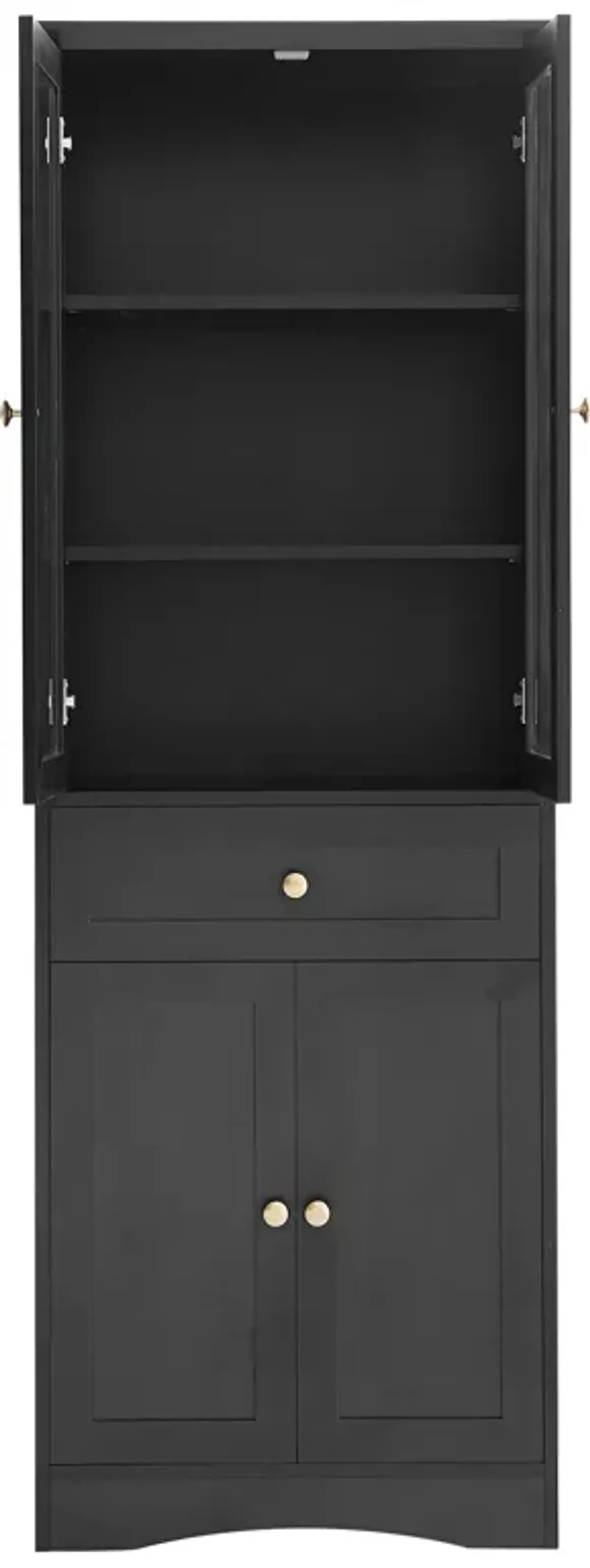 Merax Bathroom Storage Cabinet with 4 Doors