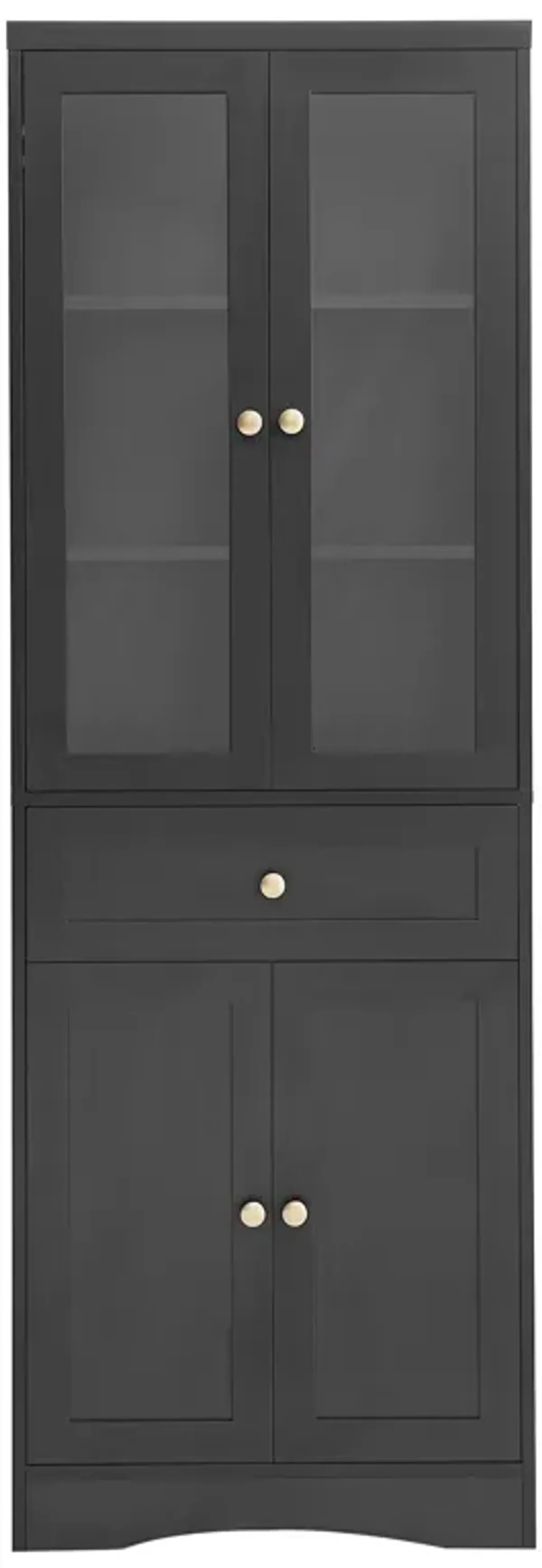 Merax Bathroom Storage Cabinet with 4 Doors