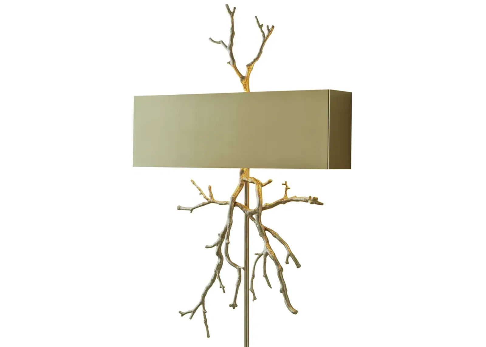 Twig Wall Sconce Hardwire- Silver