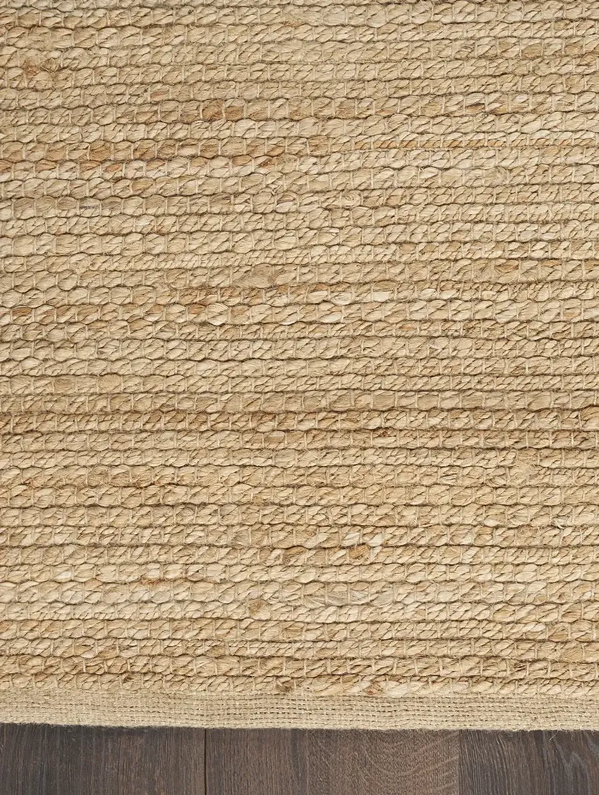 Natural Jute NJT01 Natural 4' x Square Rug