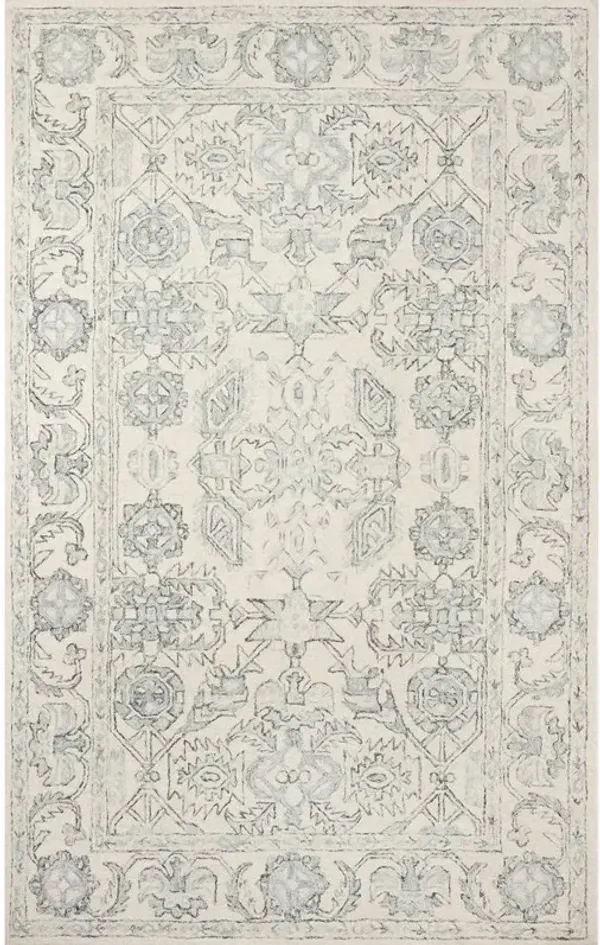 Momeni Traditional Rectangle Area Rug, Ivory, 3'6 X 5'6