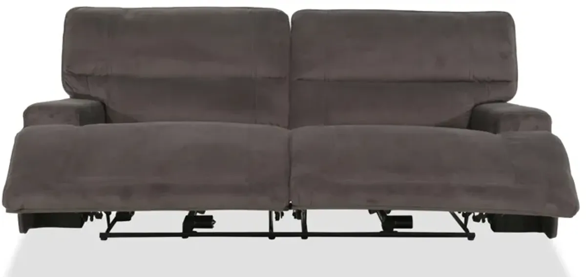 Dark Gray Power Reclining Sofa