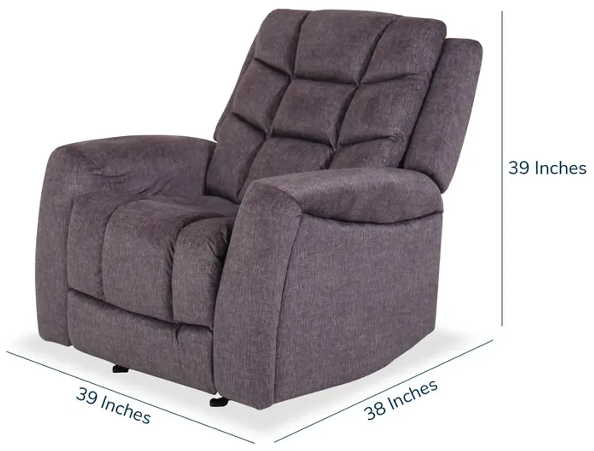 Fuzzy Glider Recliner