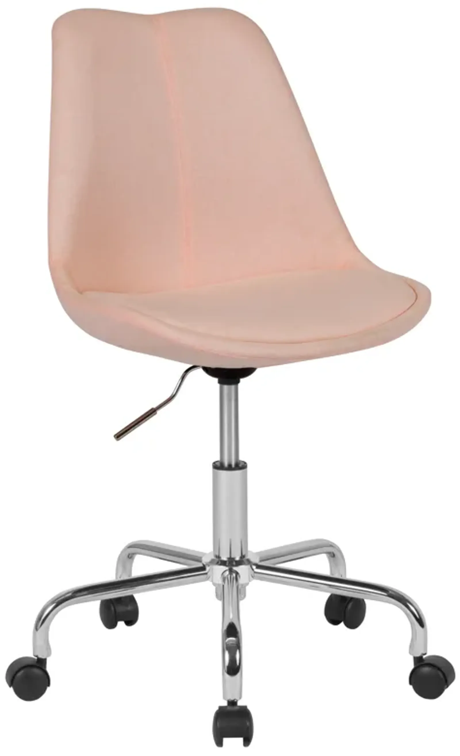 Aurora Series Mid-Back Fabric Task Office Chair with Pneumatic Lift and Chrome Base