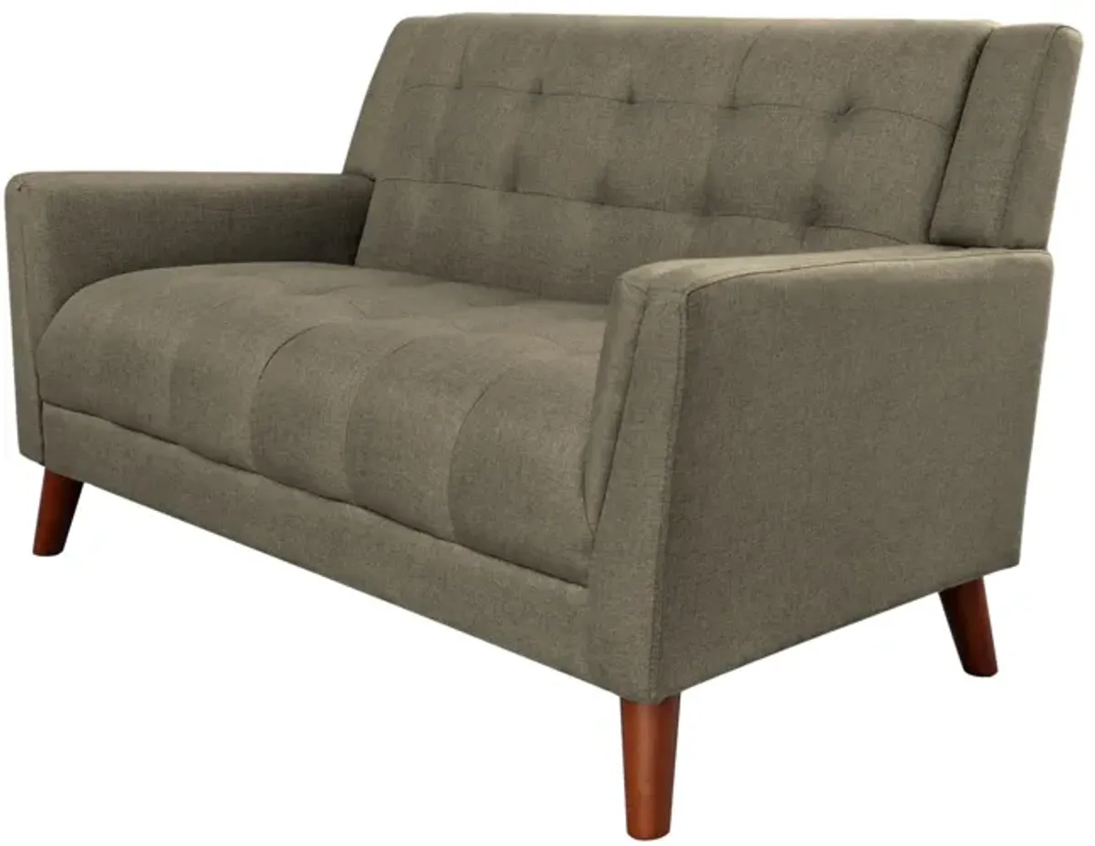 Merax Modern Fabric Loveseat Accent Sofa Chair