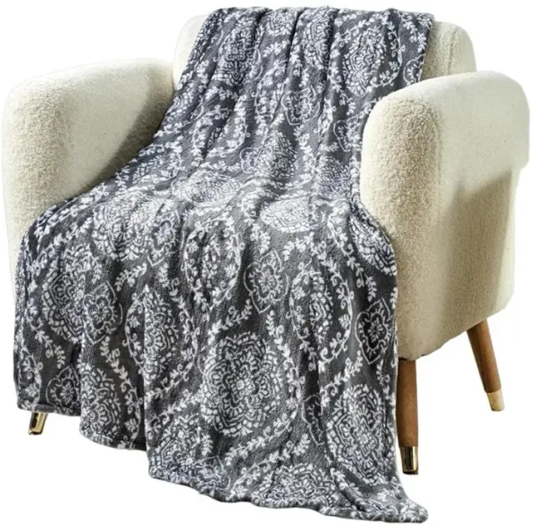 Gracey Sloth Micro Plush Decorative All Season Throw 50" x 60" Multicolor by Plazatex