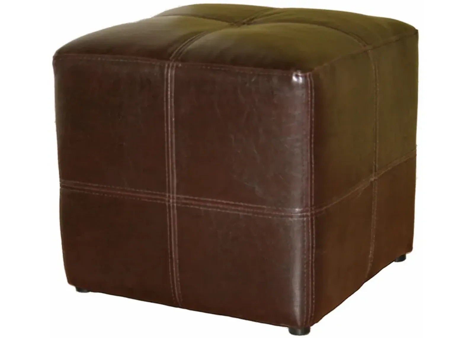 Baxton Studio Nox Dark Brown Ottoman