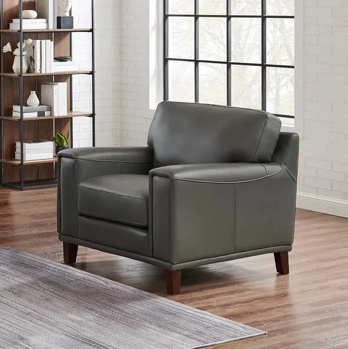 Hayward Top Grain Leather Chair