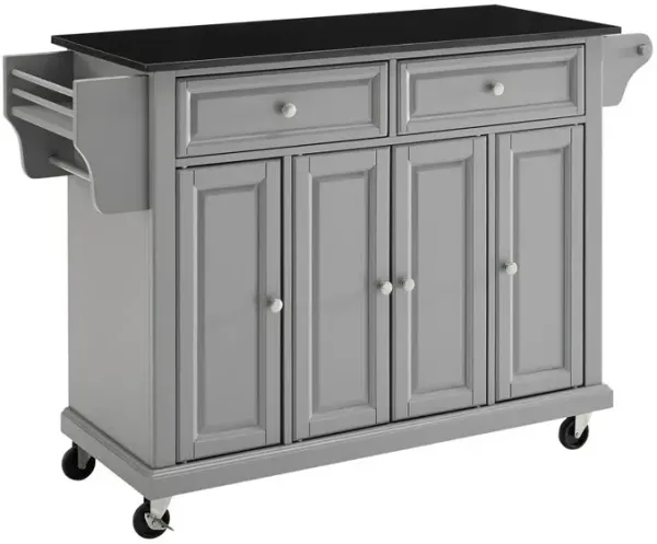 Crosley Furniture Full Size Granite Top Kitchen Cart