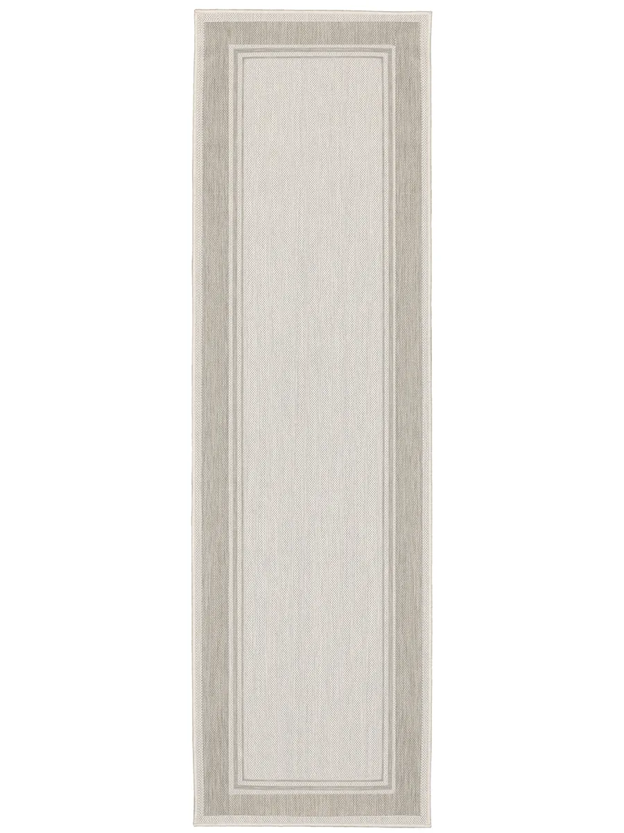 Portofino 1'10" x 7'3" Ivory Rug