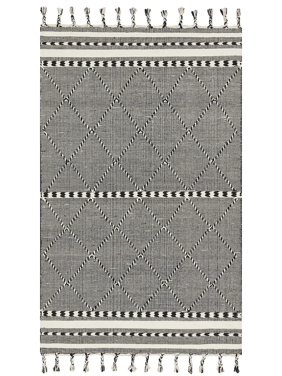 Sawyer SAW01 Black 9'3" x 13' Rug