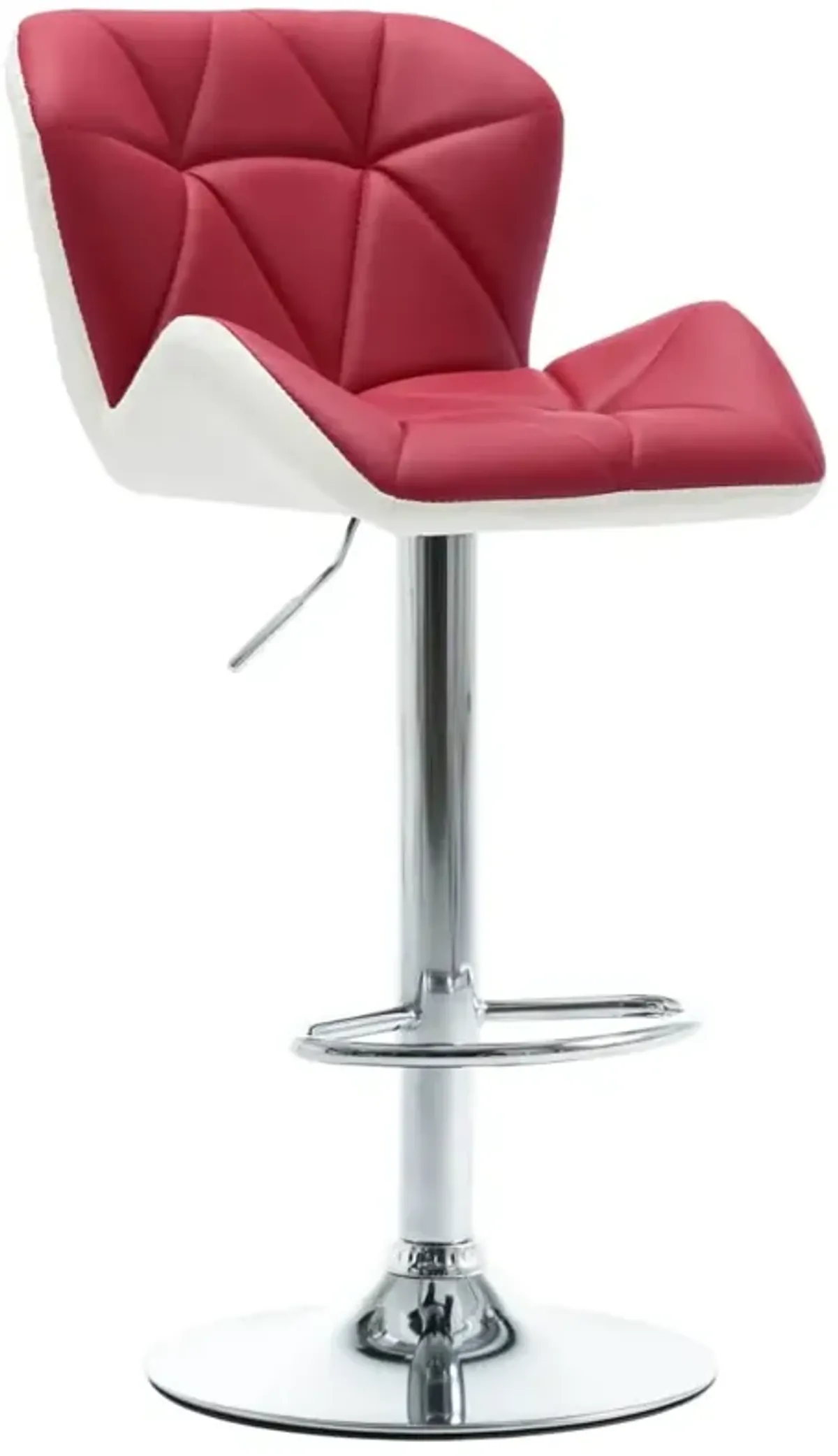 vidaXL Bar Stool Wine Red Faux Leather