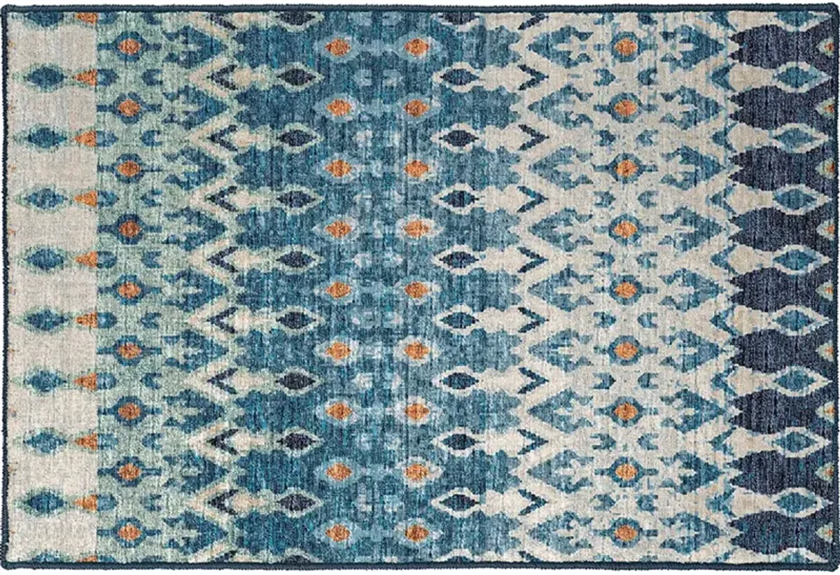 Brisbane BR1 Indigo 20" x 30" Rug