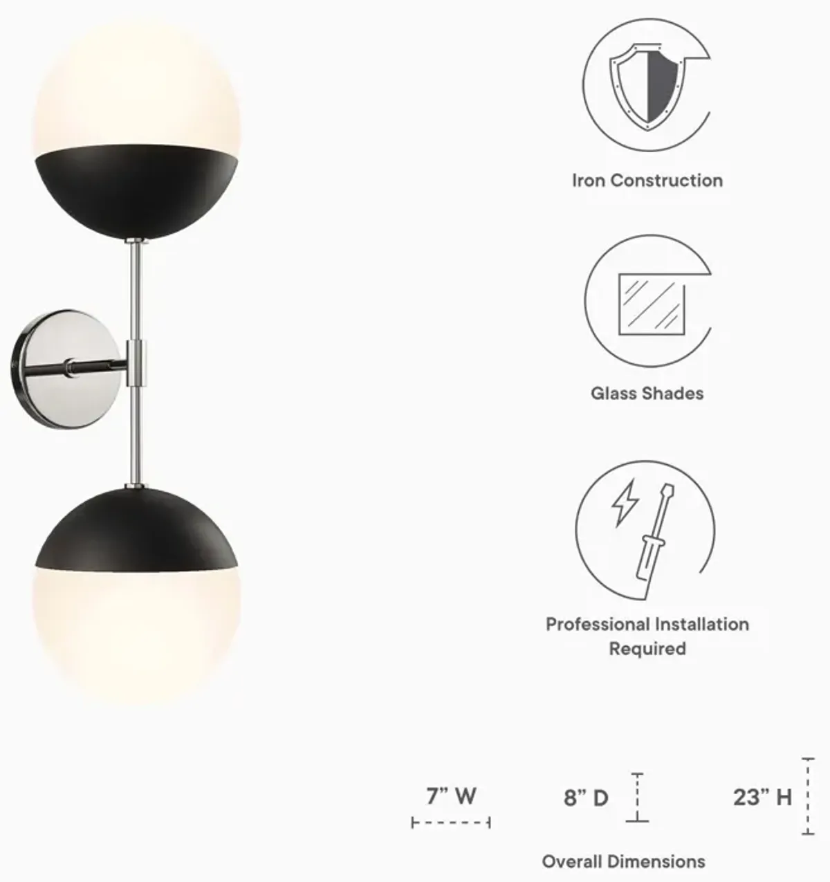 Stellar 2-Light Wall Sconce