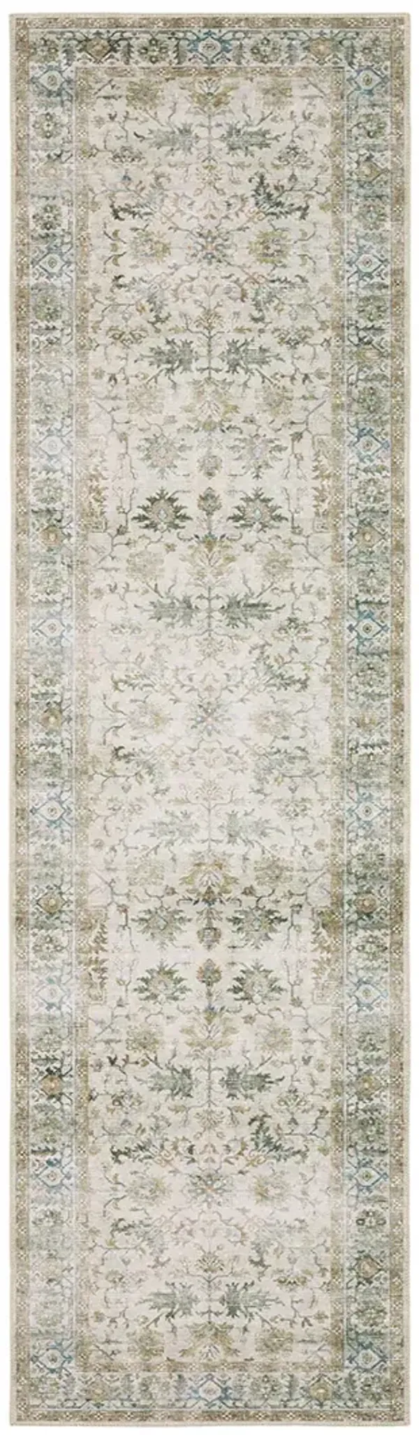 Charleston 2' x 8' Ivory Rug