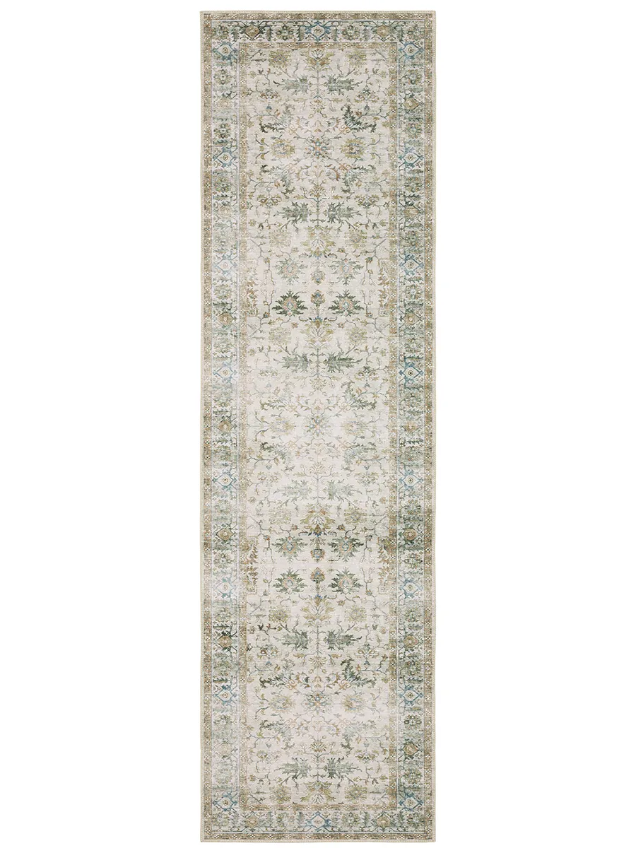 Charleston 2' x 8' Ivory Rug