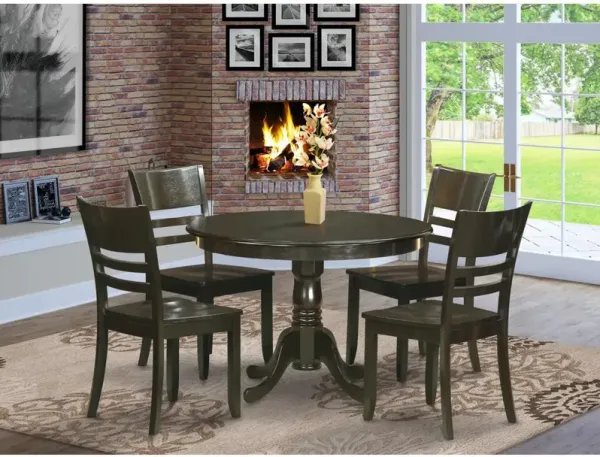 5 PC small Kitchen Table and Chairs set-Dining Table and 4 dinette Chairs