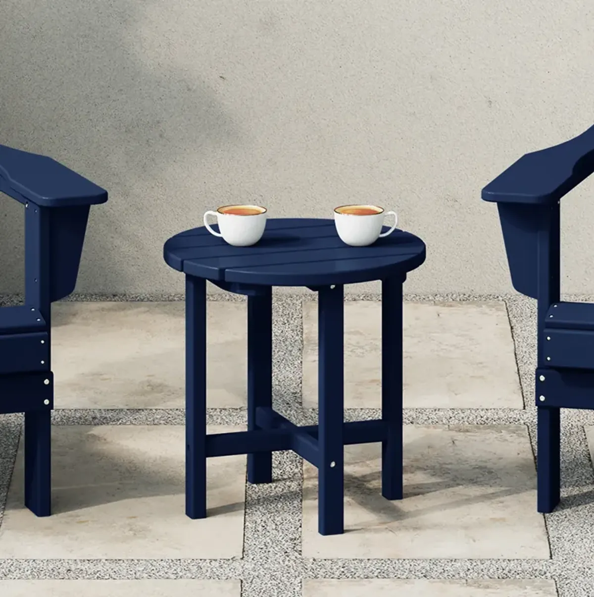 WestinTrends Adirondack Round Outdoor Side Table