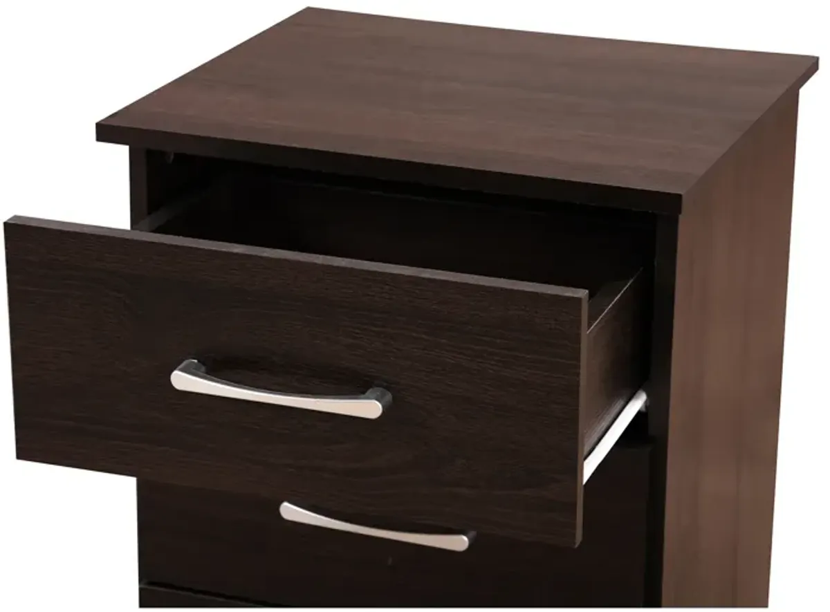 Boston 3-Drawer Nightstand (24 in. H x 16 in. W x 18 in. D)