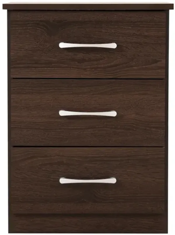 Boston 3-Drawer Nightstand (24 in. H x 16 in. W x 18 in. D)
