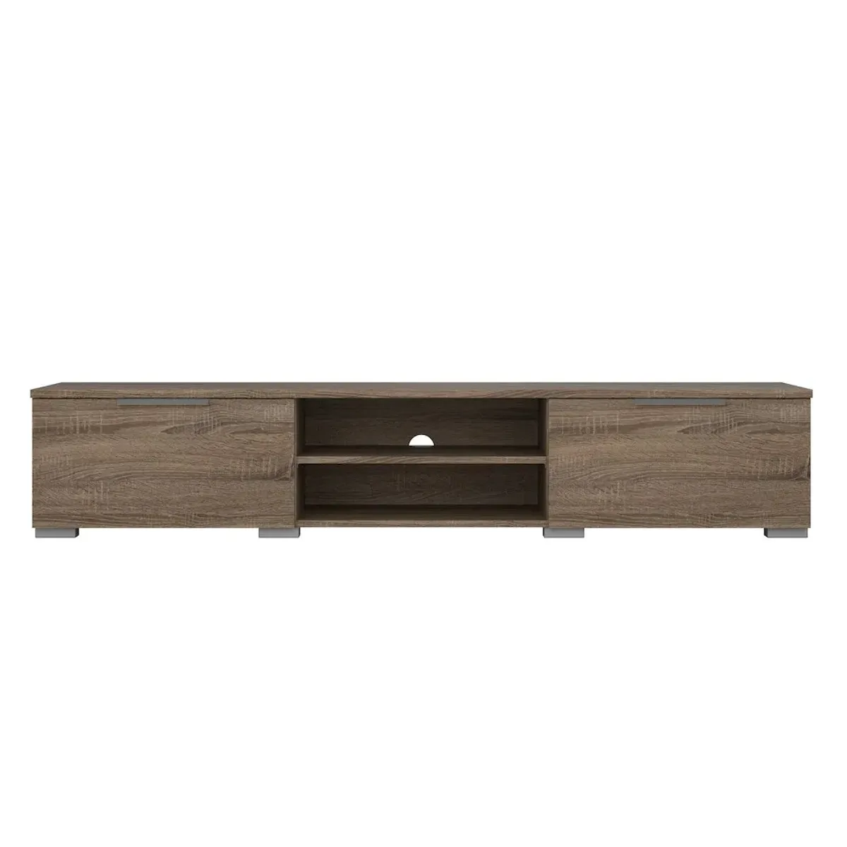 Tvilum Match 2 Drawer 2 Shelf TV Stand, Truffle Oak