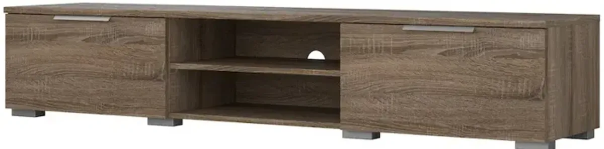 Tvilum Match 2 Drawer 2 Shelf TV Stand, Truffle Oak