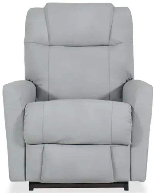 Sparrow Dove Leather Power Rocking Recliner with Headrest