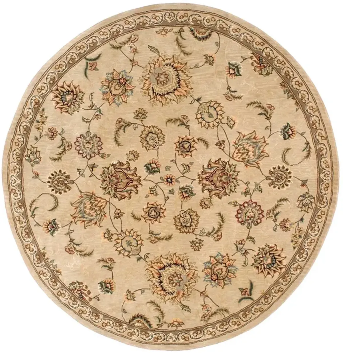 Nourison 2000 2360 Beige 6' x Round Rug