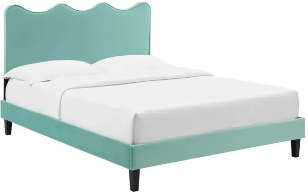 Modway - Current Performance Velvet Full Platform Bed