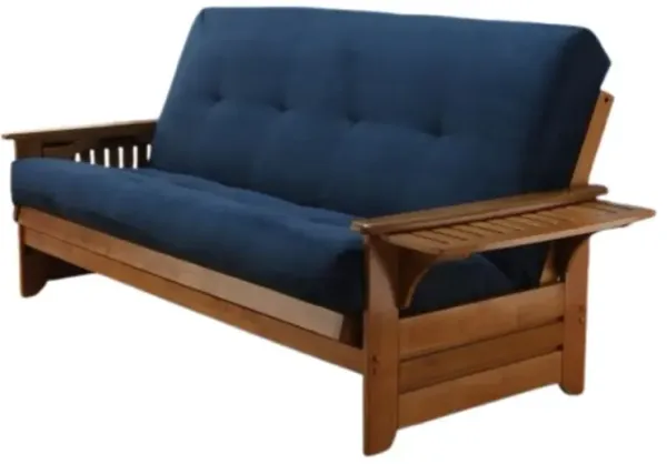 Phoenix Frame-Barbados Finish-Suede Navy Mattress