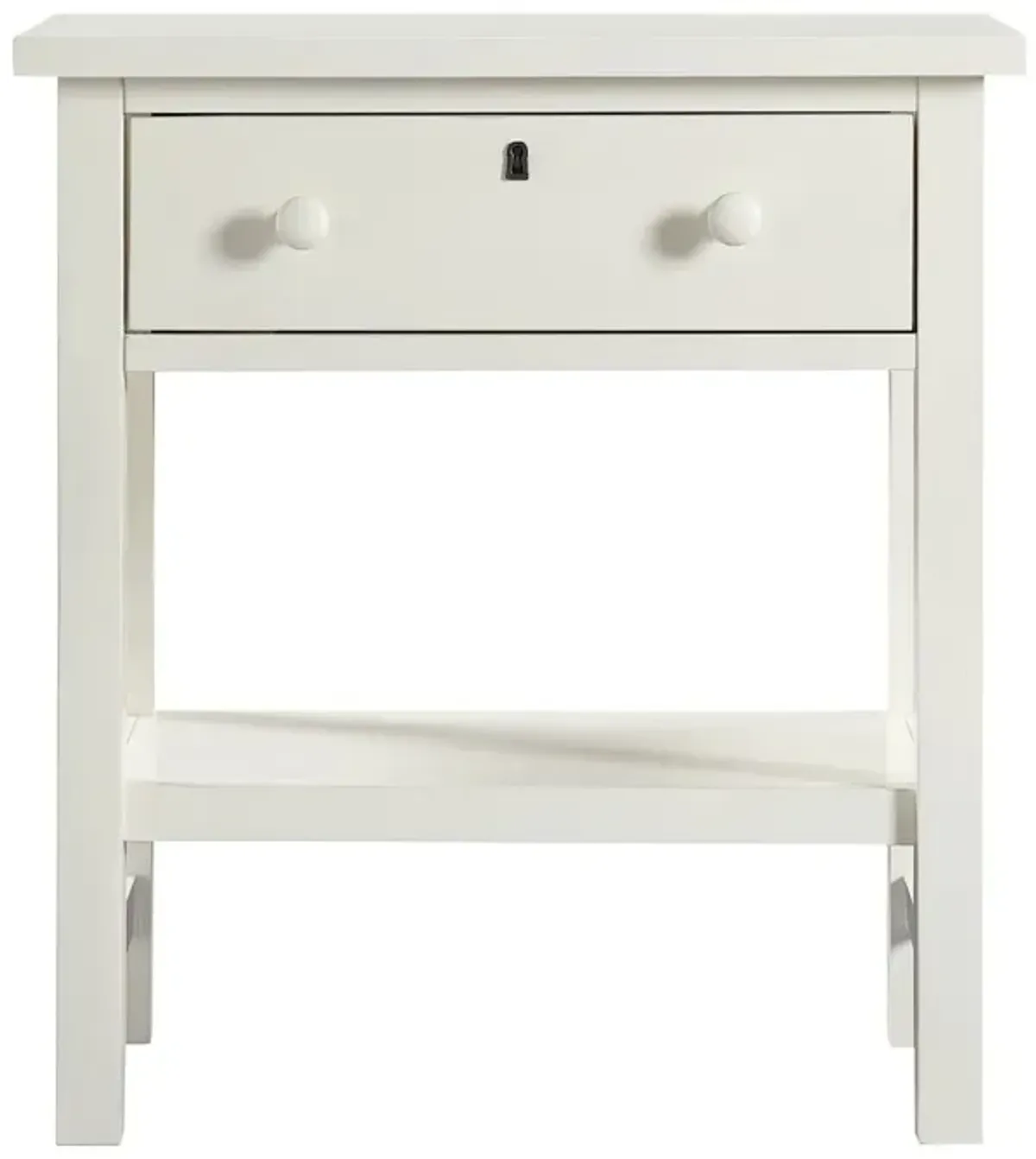 Franklen 1-drawer Storage Nightstand - Antique White