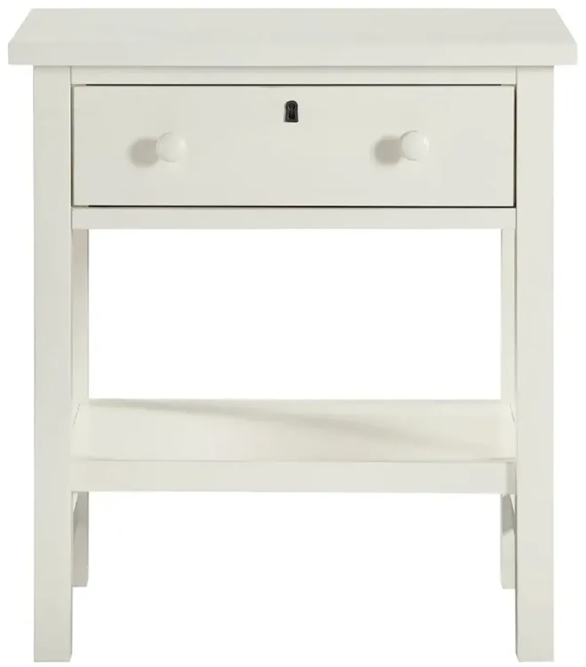 Franklen 1-drawer Storage Nightstand - Antique White