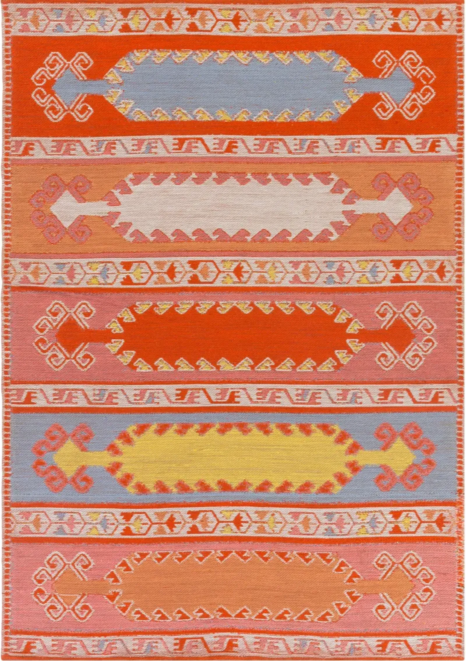 Sajal SAJ-1064 9' x 13' Orange Rug