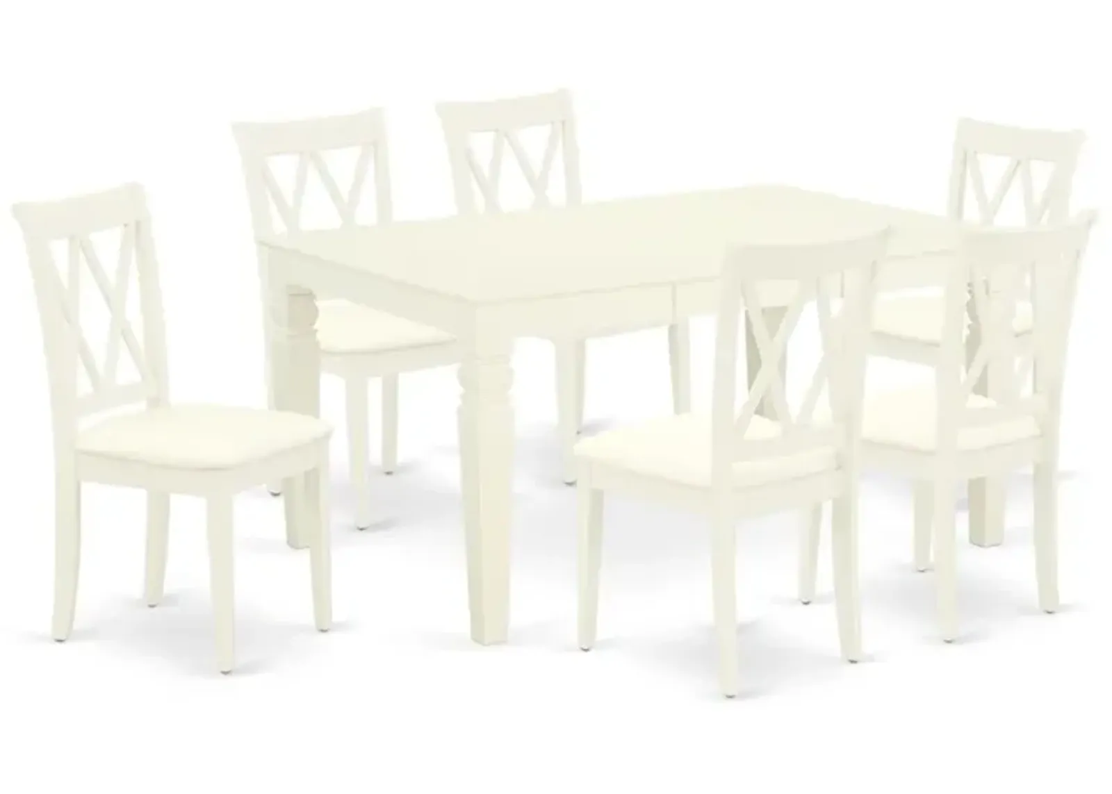 Dining Room Set Linen White