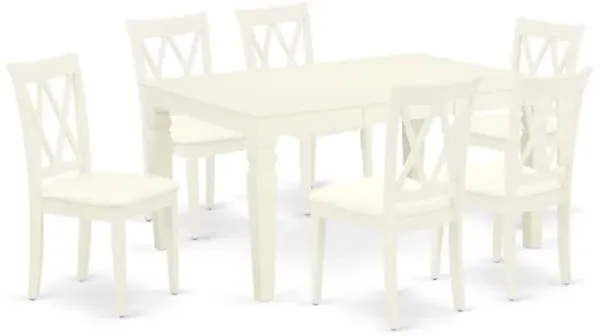 Dining Room Set Linen White