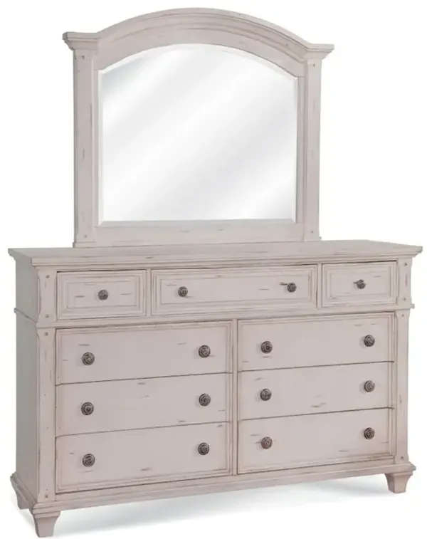 American Woodcrafters Sedona Dresser - Cobblestone White