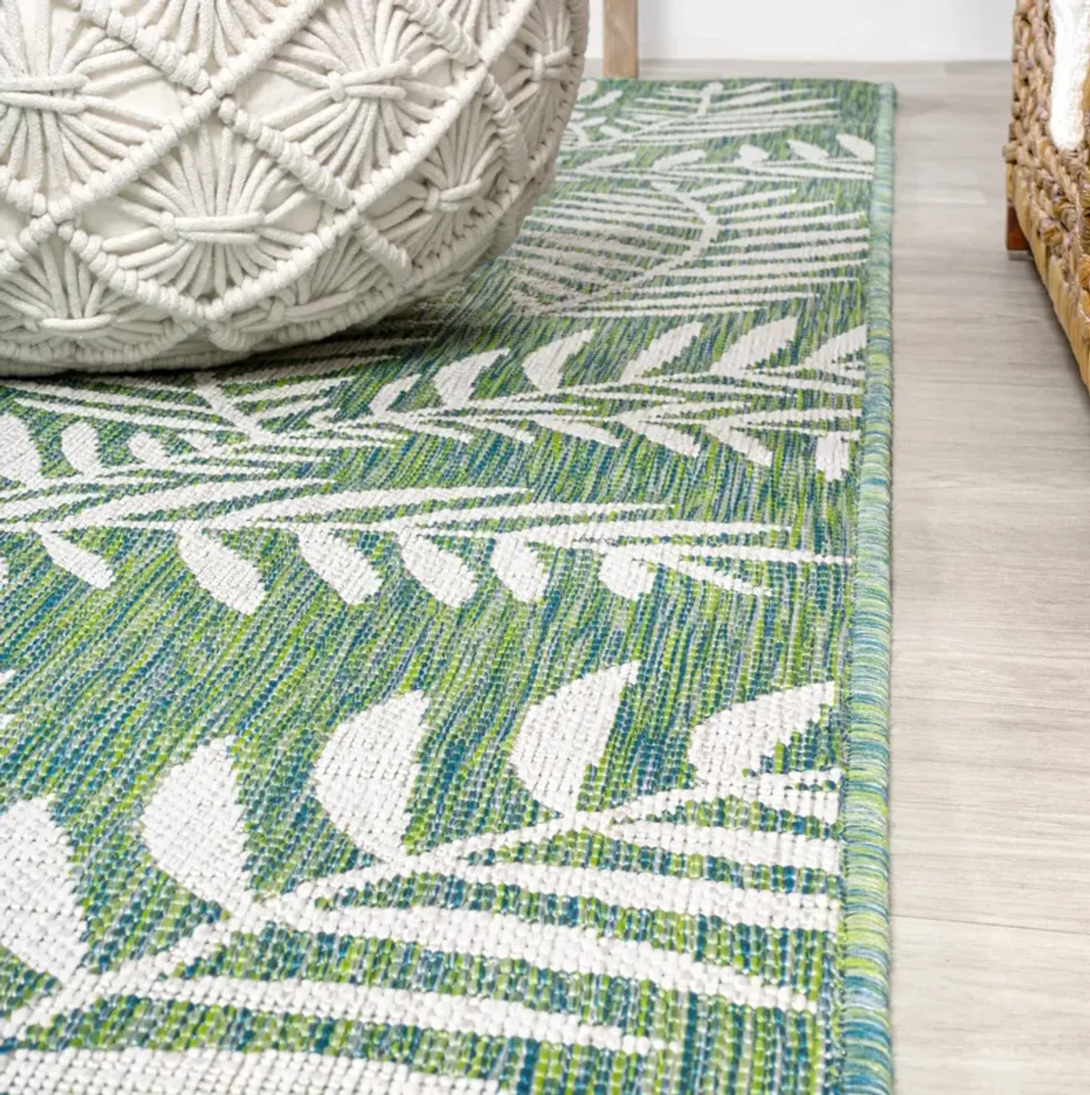 Nevis Palm Frond Indoor/Outdoor Area Rug