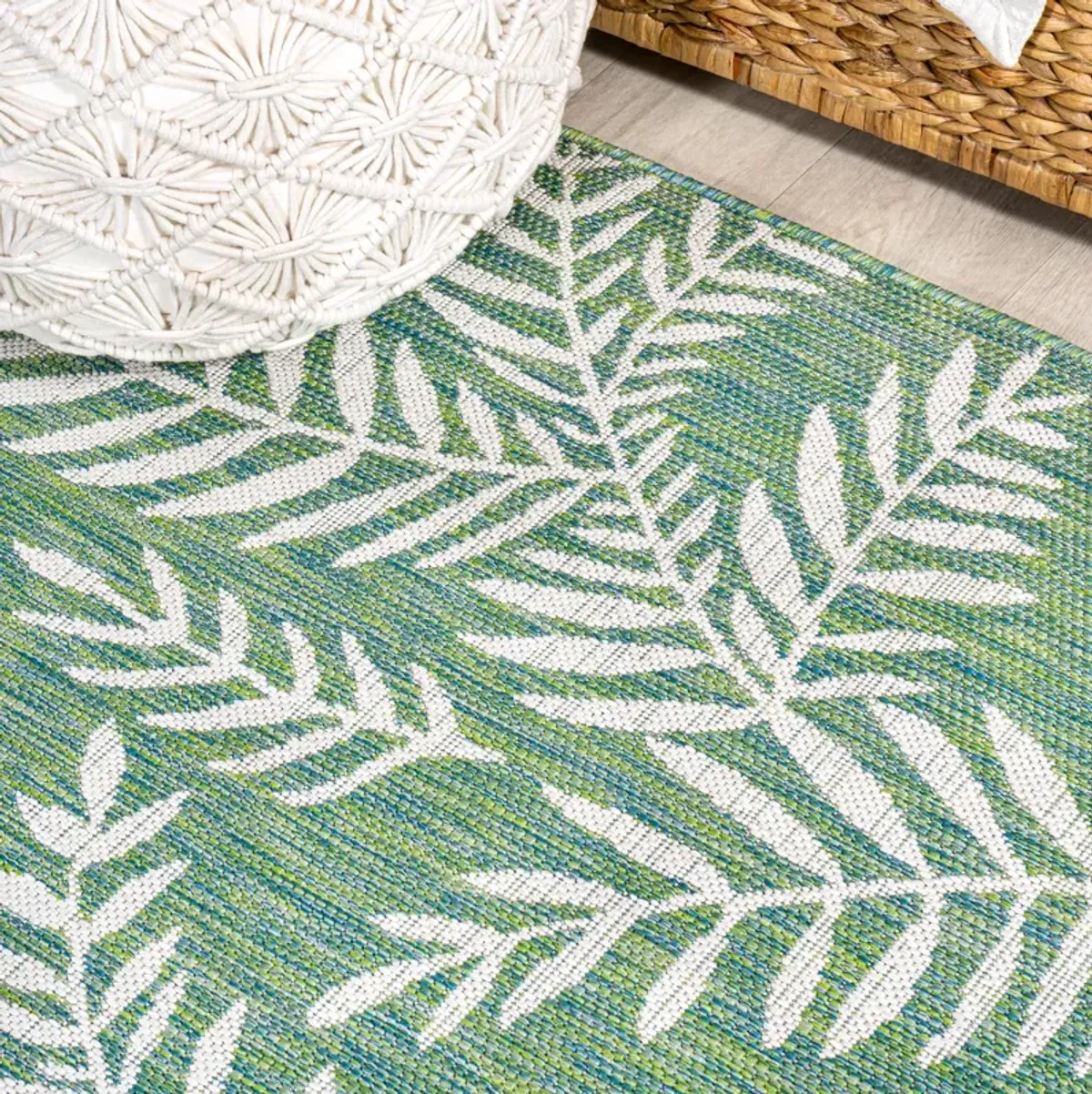 Nevis Palm Frond Indoor/Outdoor Area Rug