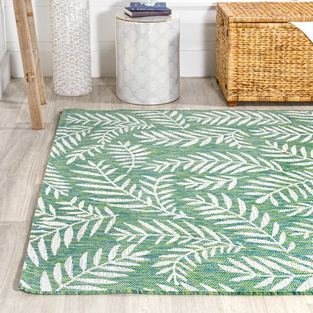 Nevis Palm Frond Indoor/Outdoor Area Rug