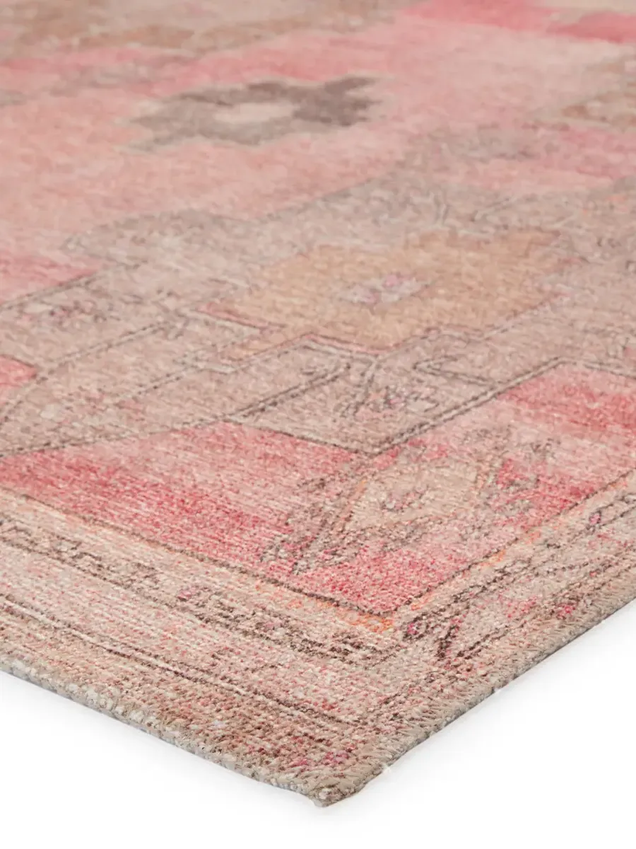 Kairos Faron Pink 2'6" x 7'6" Runner Rug