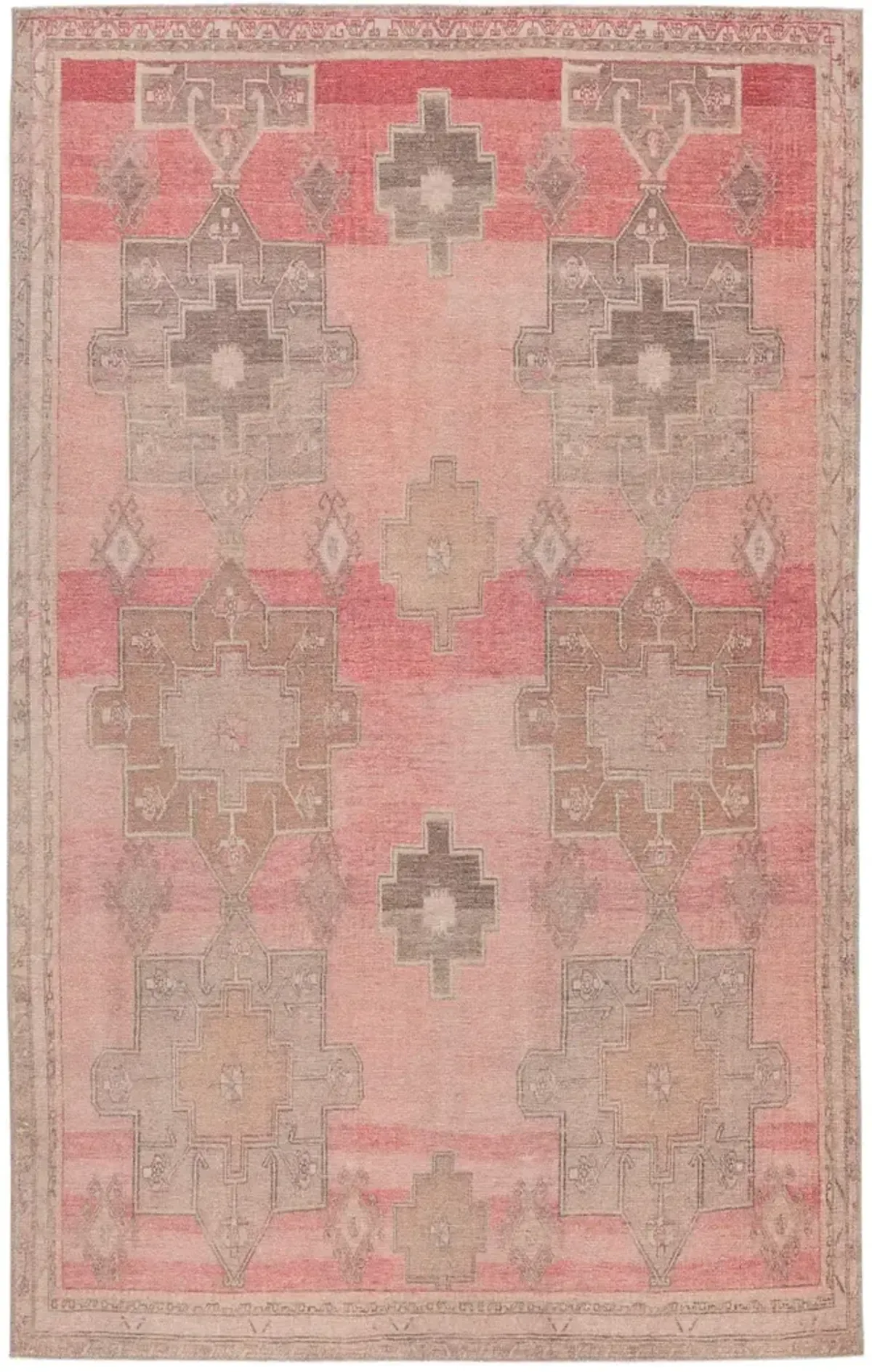 Kairos Faron Pink 2'6" x 7'6" Runner Rug